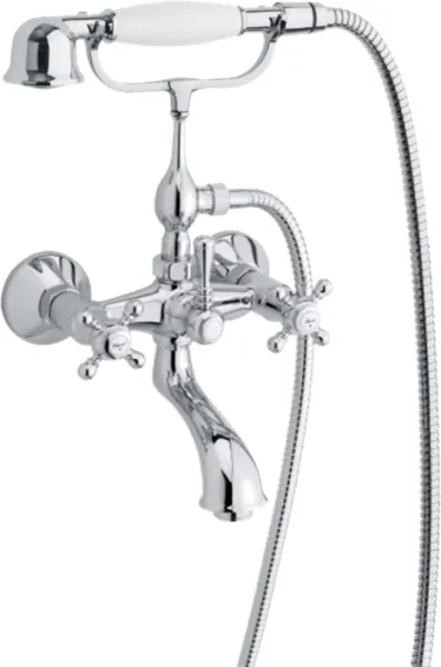 Damixa Tradition bad-/duschblandare med handdusch, krom