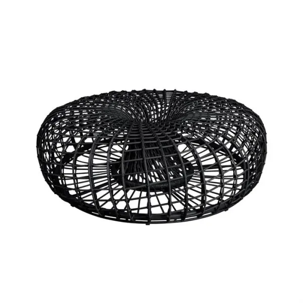 Cane-Line Nest fotpall / soffbord - lavagrå - stor