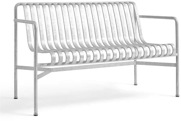 HAY Palissade Dining Bord med armstöd i varmförzinkat stål