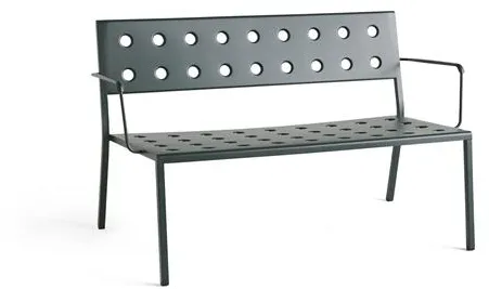 HAY Balcony Lounge Stol med armstöd Dark Forest