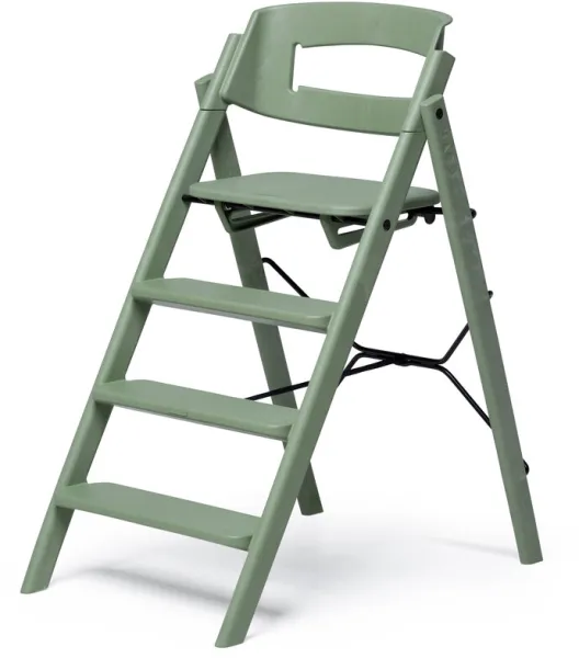 Hopfällbar hög stol Klapp - Återvunnen plast, grön