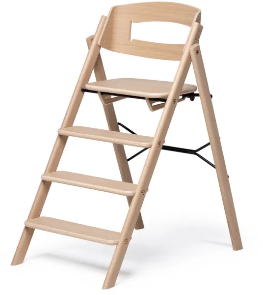 Hopfällbar hög stol Klapp - naturlig ek