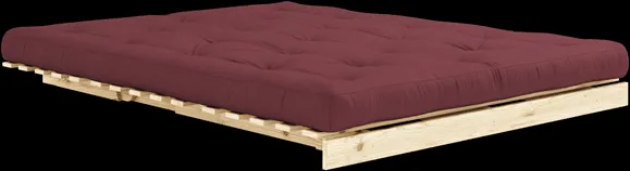 Karup Design Roots bäddsoffa m. madrass 160x200 710 Bordeaux/Furu