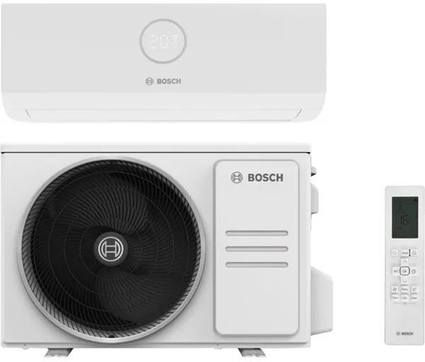 Bosch Climate 3000i 35 WE Luft/Luft-värmepump, 3,5 kW, 10–40 m², Vit